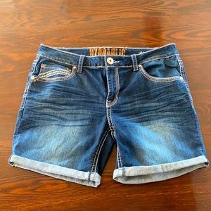 Hydraulic Lola Blue Women’s Jean Shorts Size 17/18 Stretch Denim